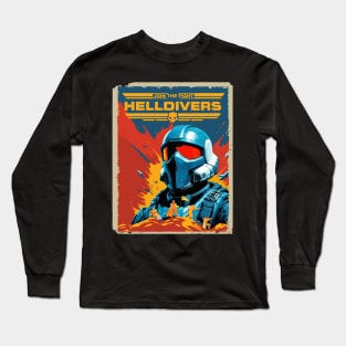 JOIN THE FIGHT - HELLDIVERS Long Sleeve T-Shirt